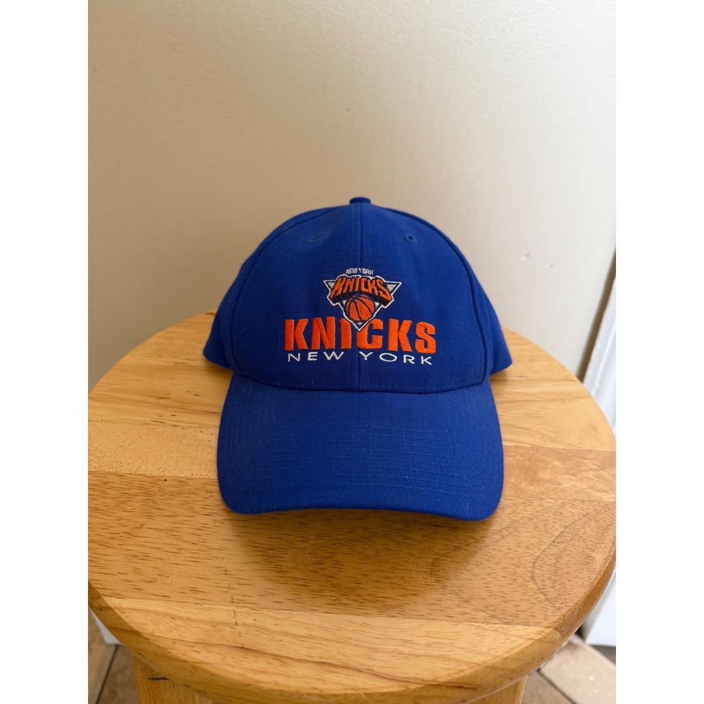 Twins Enterprise New York Knicks Snapback Hat Blue NBA Wool Blend Cap Mens OSFM